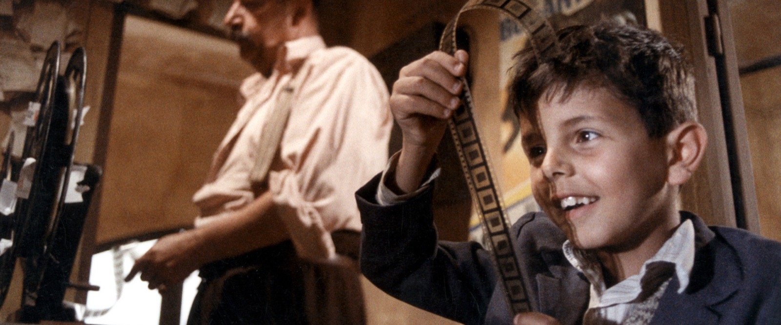 Toto in the projection booth, Cinema Paradiso (1988)